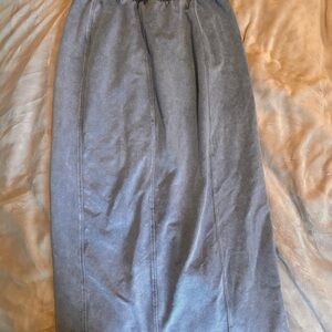 Zara Gray Long Skirt size large